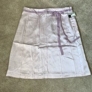NWT Silk satin lilac skirt